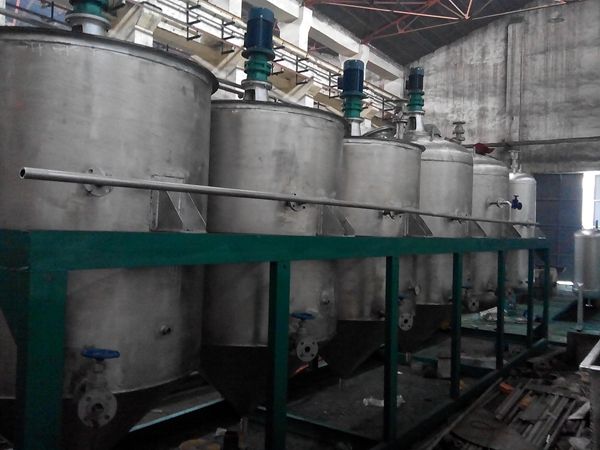 10吨植物油精炼设备